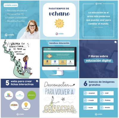 15 cuentas de Instagram para profesores - cristic.com recursosparaprofesores