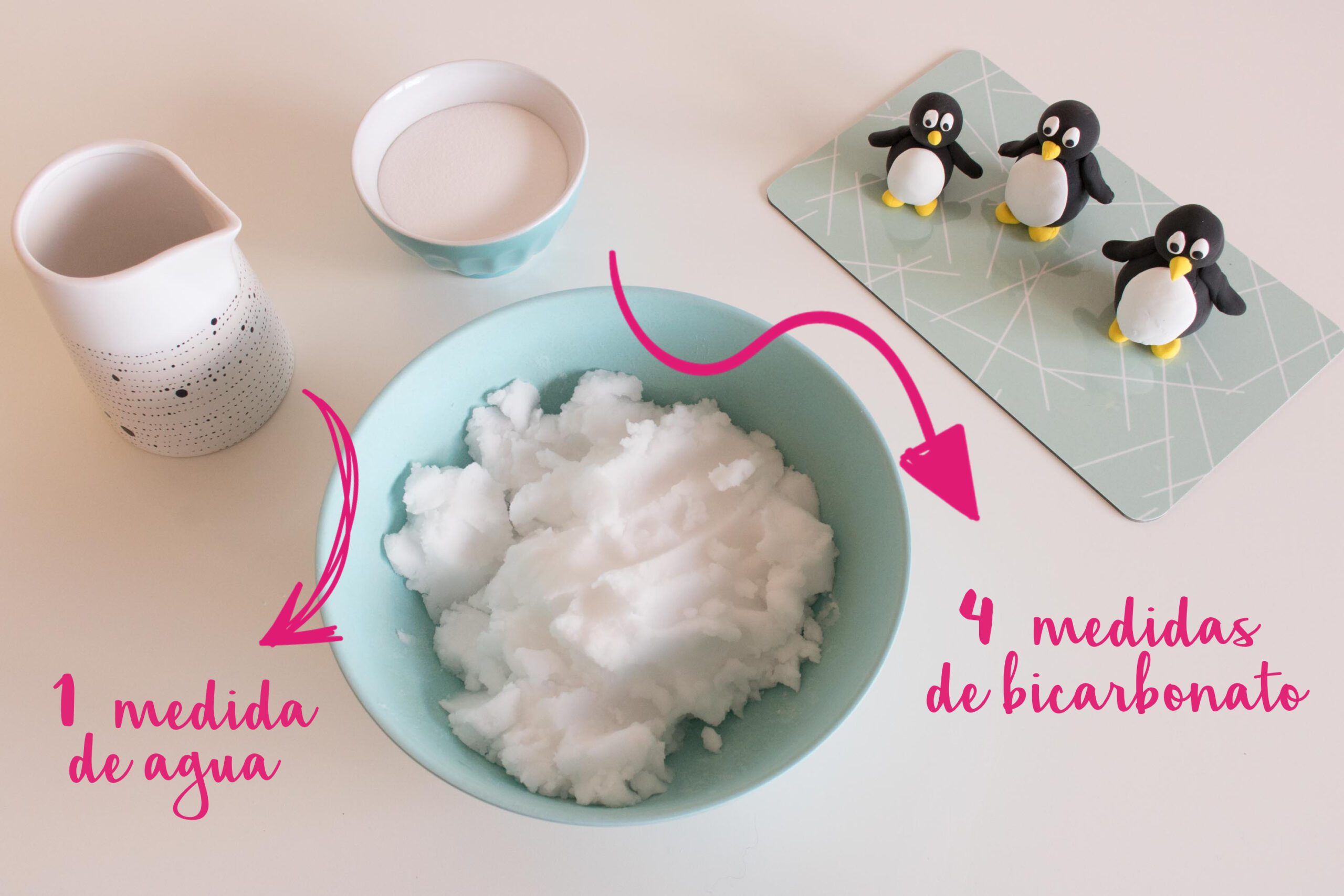 Cómo hacer nieve artificial y 8 ideas para jugar - cristic