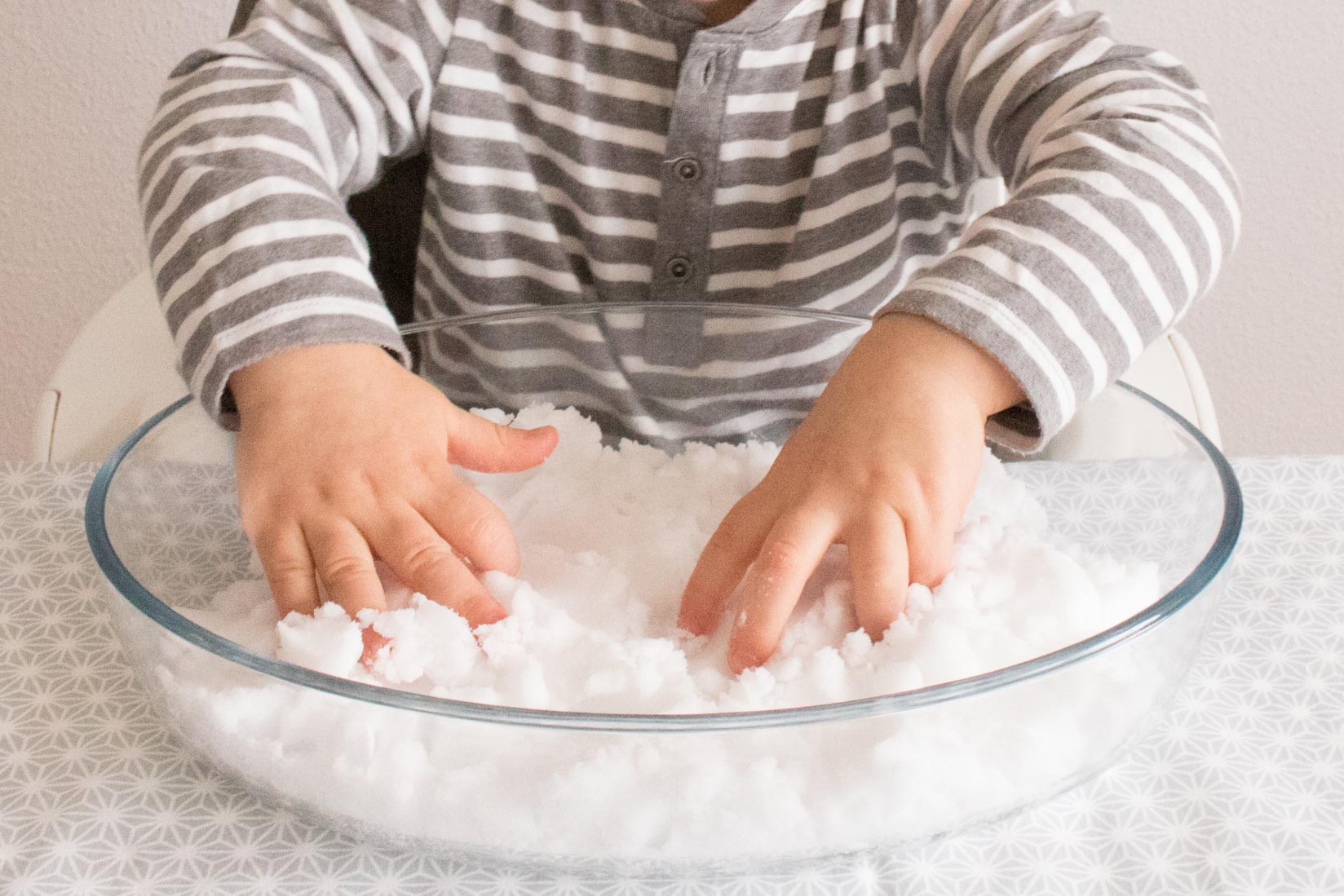 Cómo hacer nieve artificial y 8 ideas para jugar - cristic
