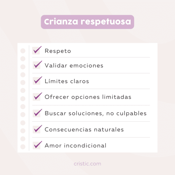 Qué es la crianza respetuosa - cristic