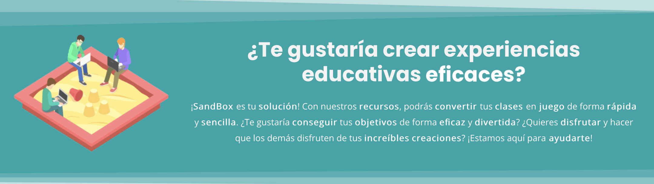 cristic sandbox experiencias educativas Sandbox - Crea experiencias educativas gamificadas