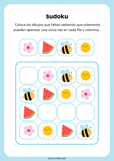 cristic-recursos-educativos-profesores-familias-pasatiempos-verano-ninos-sudoku